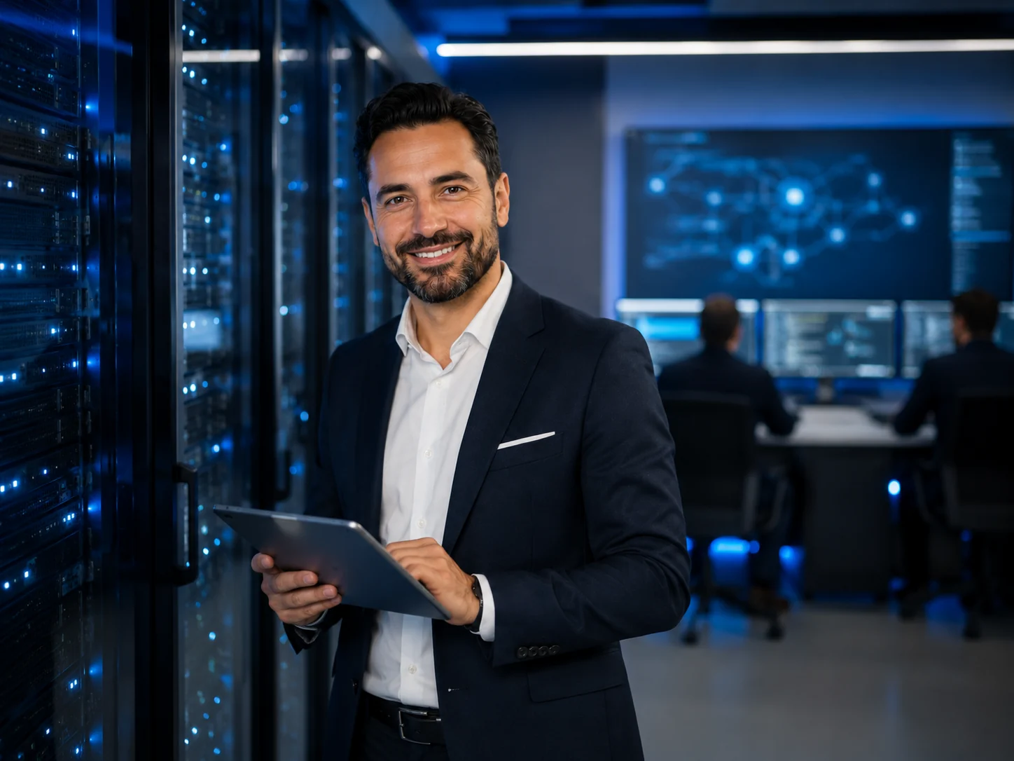 Technische Infrastruktur in einem Serverraum